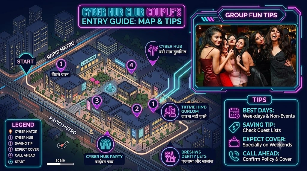 Cyber Hub Gurgaon Clubs Entry Charges for Couples: 2026 Guide