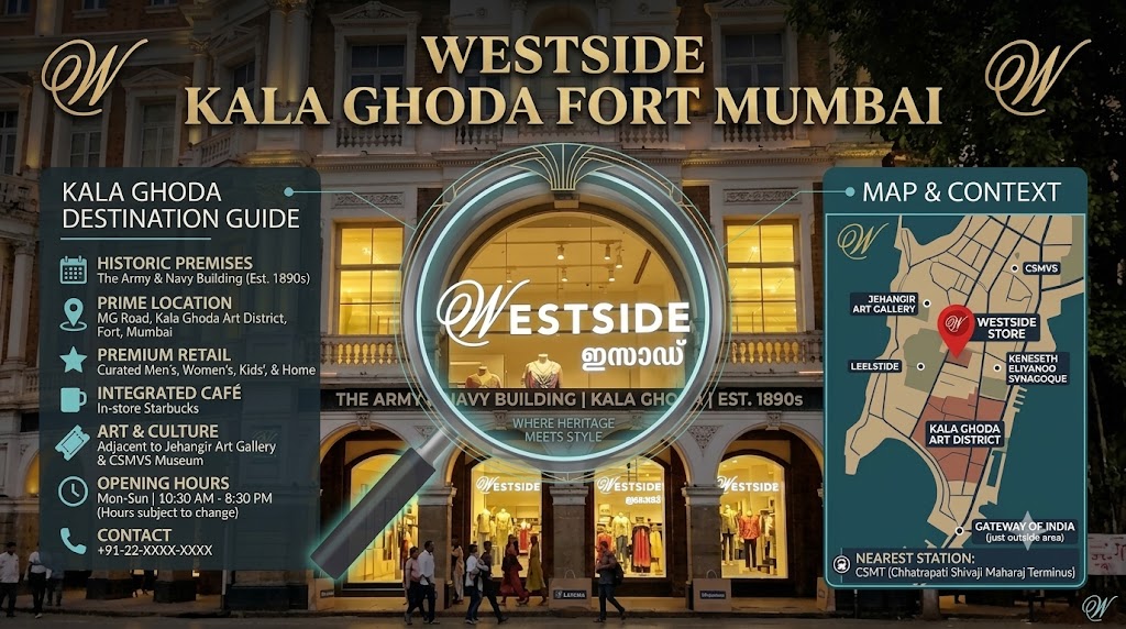 Westside Kala Ghoda, Fort Mumbai: Address, Timings, Contact & Shopping Guide